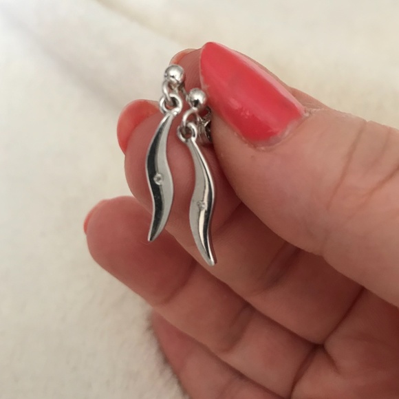 Hot Diamonds 💎 Dainty Dangle Earrings - 925 silver, never worn - Picture 2 of 13